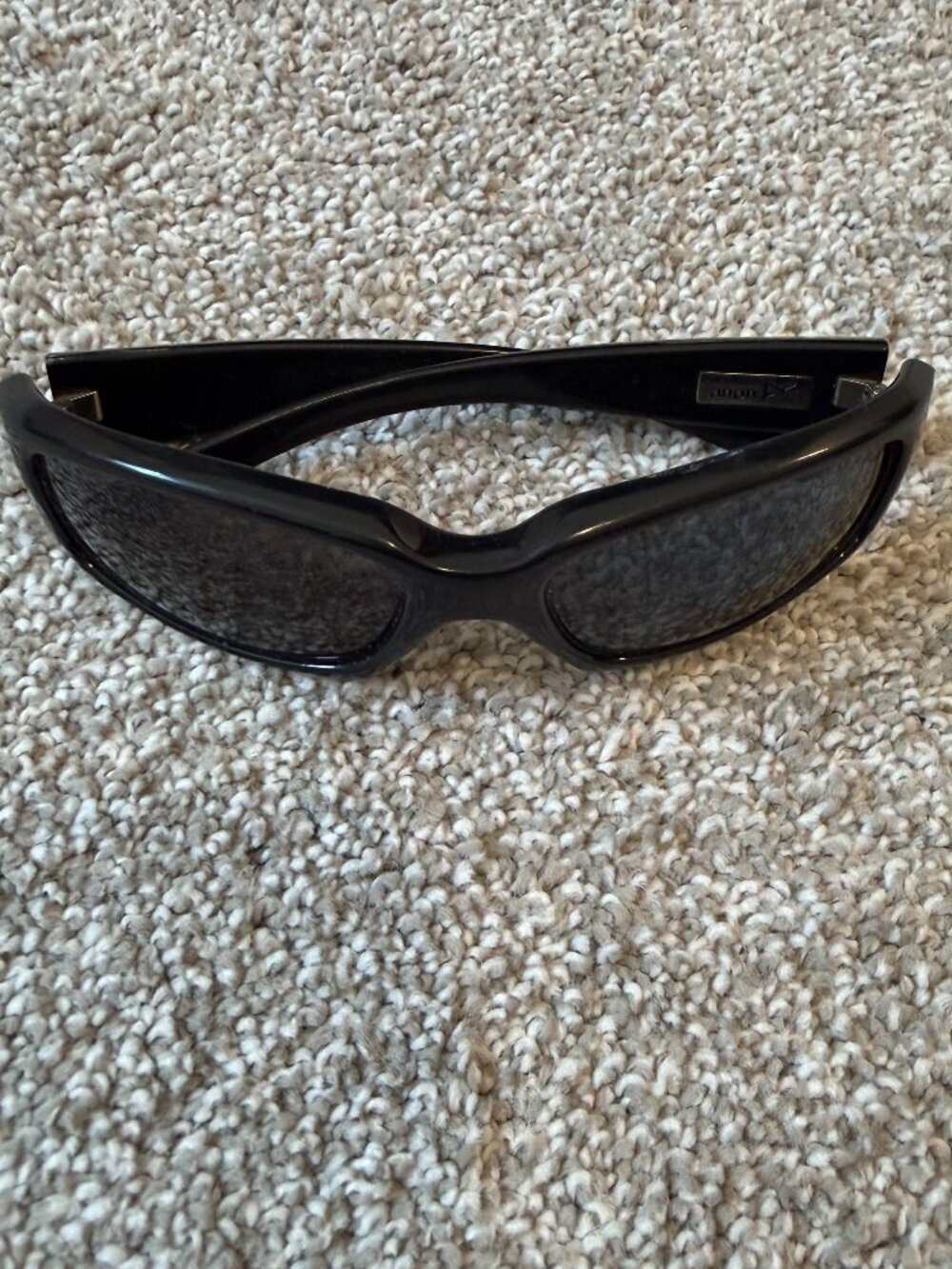 Anon Wraparound Shield Sport Sunglasses Black Y2K Snowboard Ski Cycling Unisex